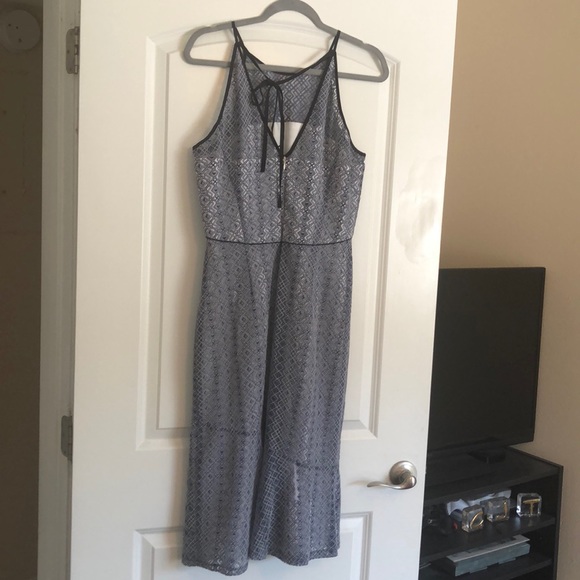 Tahari ASL multi blue mermaid dress - Picture 3 of 6